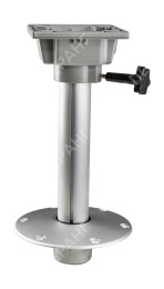 Стойка врезная с основанием под сиденье, высота 381 мм, диаметр 60 мм, диаметр основания 230 мм (931